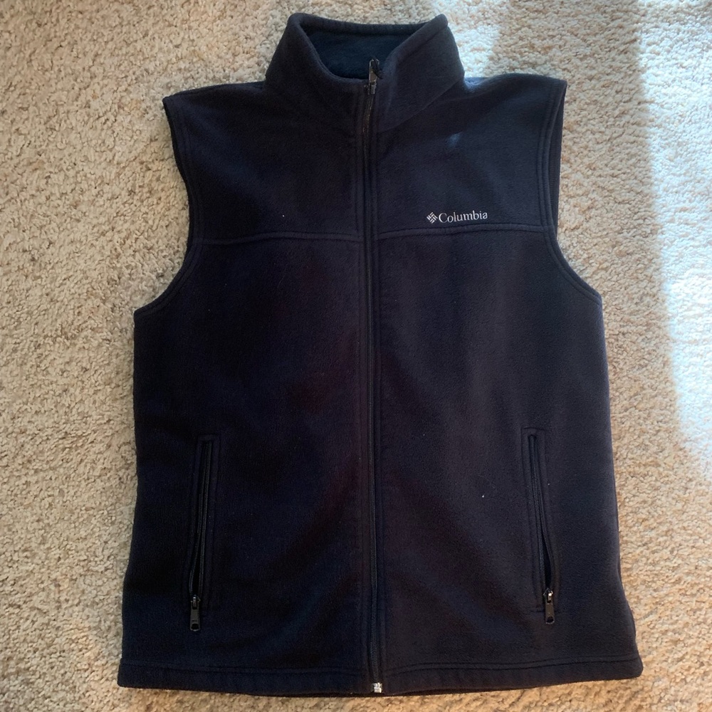 Men’s Black Columbia Vest